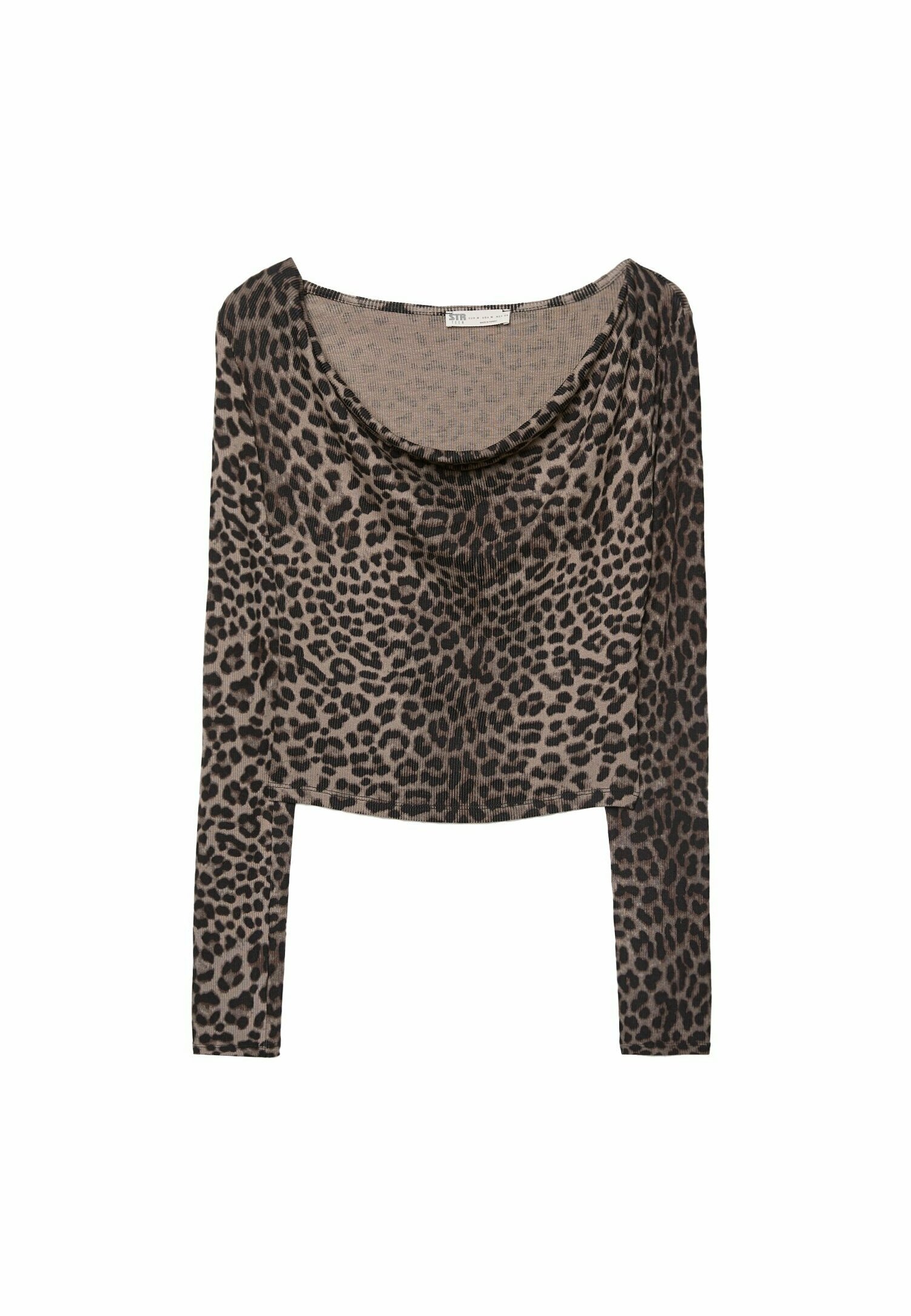 Brown long sleeve T-shirt
