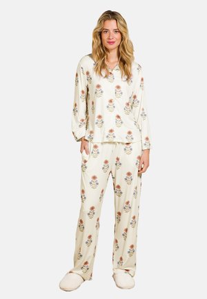 LONG SLEEVE  - Nachtwäsche Shirt - white