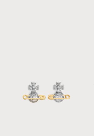 Vivienne Westwood, HECTORINA UNISEX - Boucles d'oreilles - silver-coloured/gold-coloured/white