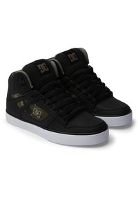 DC Shoes PURE - Skatová obuv - xkkg black black green
