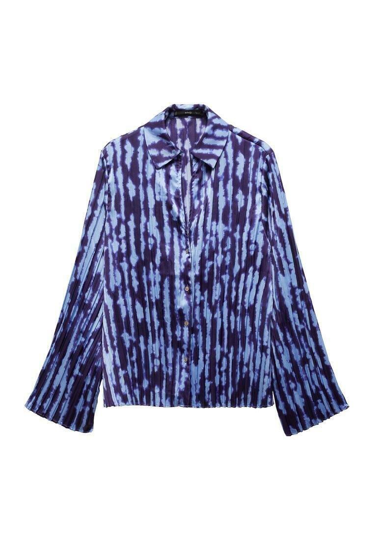 Mango Overhemdblouse donkerblauw Mango Overhemdblouse donkerblauw