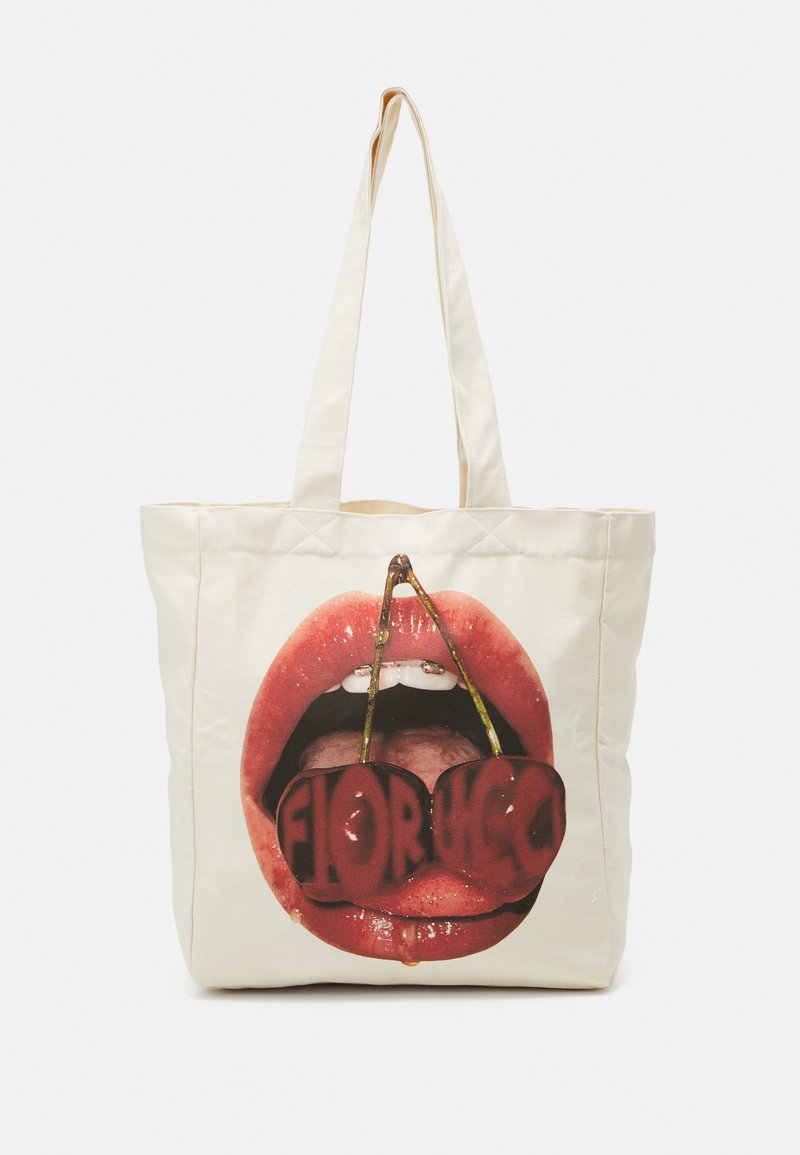 Fiorucci MOUTH TOTE BAG - Τσάντα Tote - off white