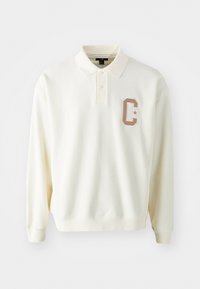 COLLARED CREW - Bluză polo - egret