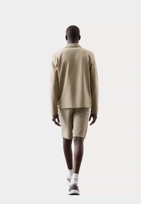 Autograph WAFFLE HALF ZIP - Poloshirt - sand