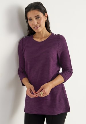 Cellbes of Sweden WITH STRUCTURE - Langarmshirt - plum