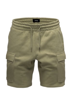 Humy MIT ELASTISCHEM BUND UND CARGOTASCHEN A S - Shorts - olive