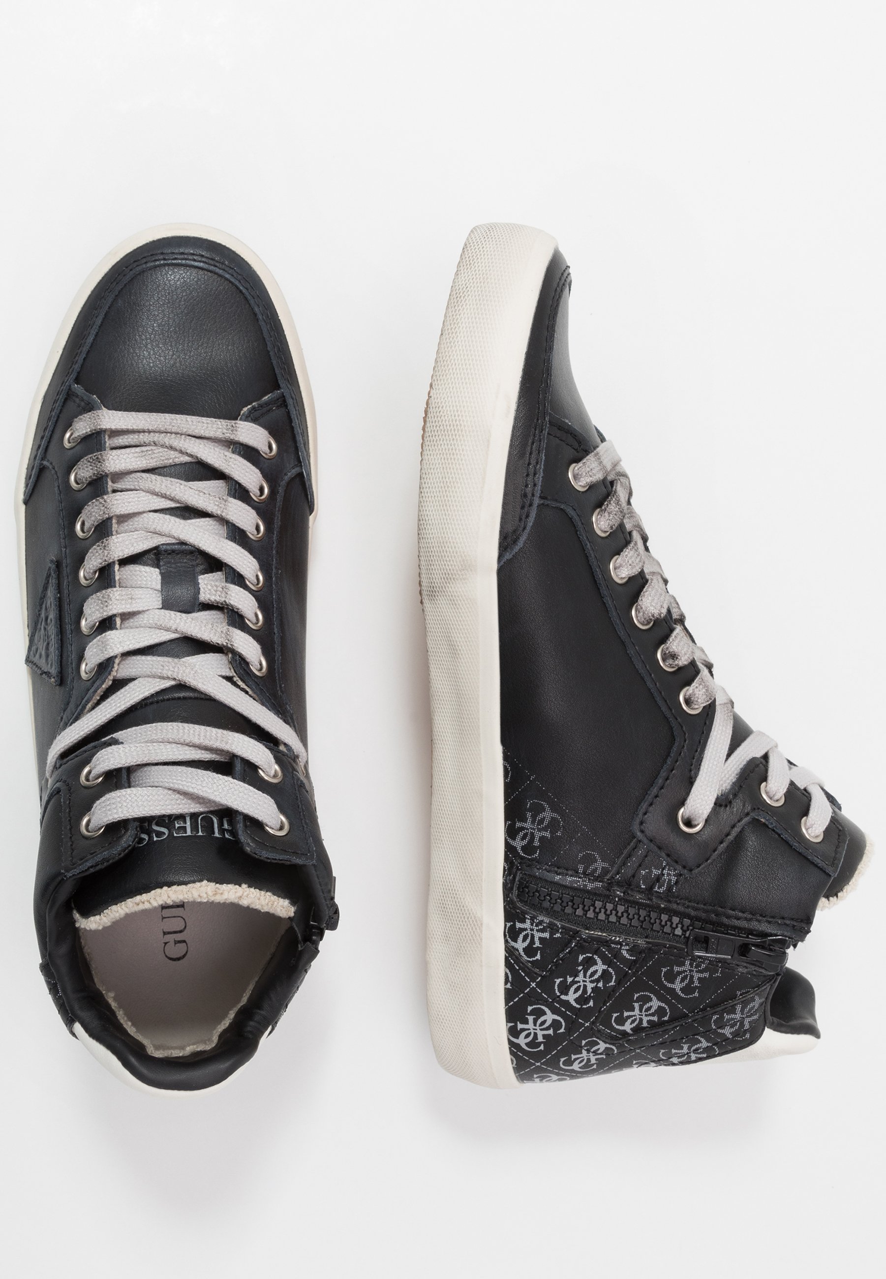 Guess STATEMENT Høye joggesko black Zalando.no Guess STATEMENT Høye joggesko black Zalando.no