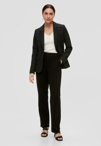 s.Oliver BLACK LABEL Broek - schwarz