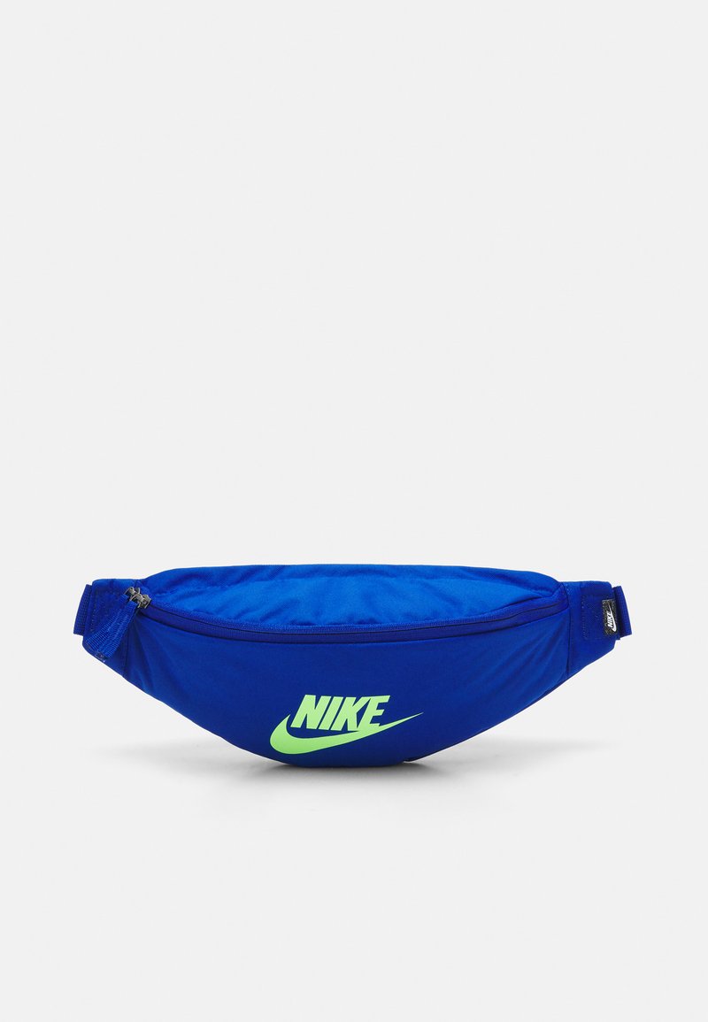 Nike Sportswear HERITAGE WAISTPACK UNISEX - Bolsa de cintura - game royal/game royal/lime glow