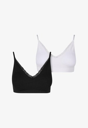 Urban Classics 2-PACK - Brassière - black white
