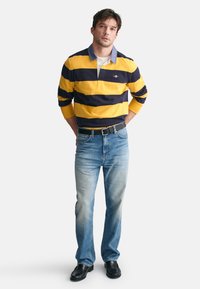 GANT STRIPE HEAVY RUGGER - Pitkähihainen paita - faded sunset