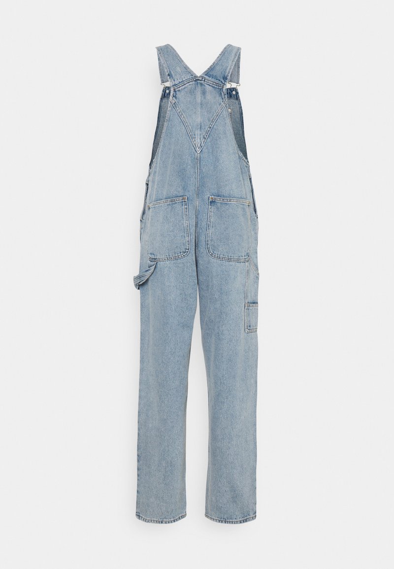 Damen Kleider | Monki Latzhose blue medium dusty/blau - YW22555 Damen Kleider | Monki Latzhose blue medium dusty/blau - YW22555