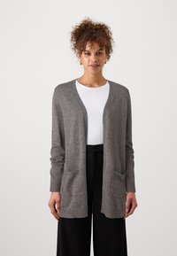 ONLY Tall ONLLESLY OPEN CARDIGAN - Strickjacke - chocolate torte