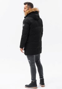 Ombre AND POCKETS  - Parkatakki - black