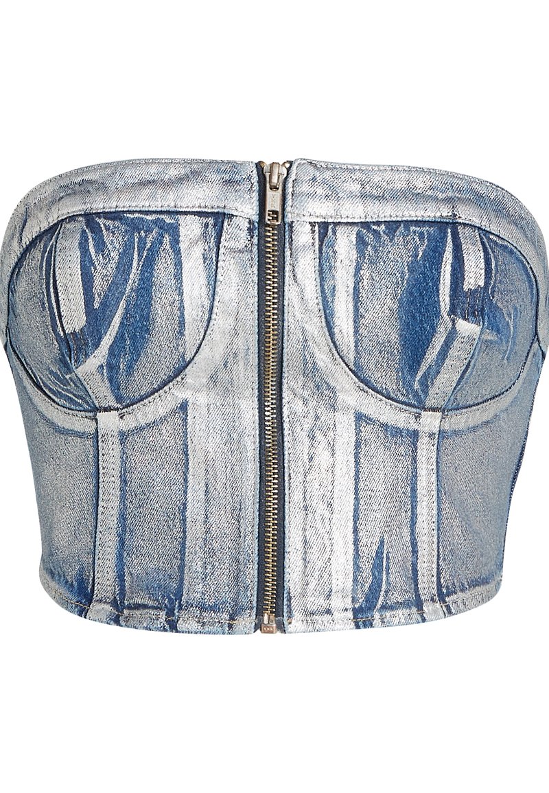 Karl Lagerfeld Jeans Bustier lichtblauw denim Karl Lagerfeld Jeans Bustier lichtblauw denim