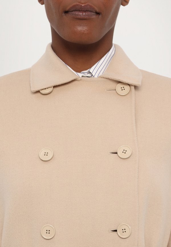 AVENUE - Classic coat - sand3
