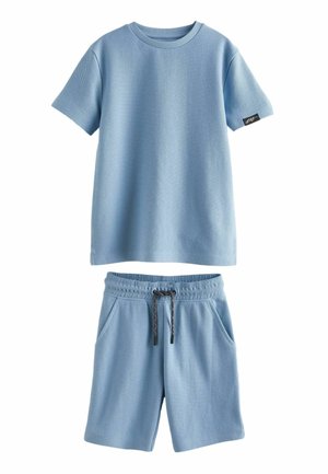 TEXTURE SET REGULAR FIT - Short - blue