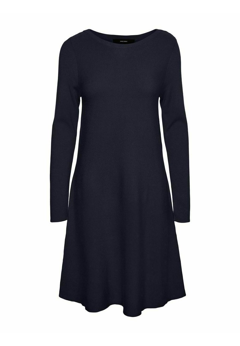 Vero Moda Gebreide jurk donkerblauw