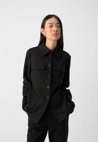 Marc O'Polo INDOOR JACKETS SHIRT STYLE ATTACHED POCKET - Vasaras jaka - black