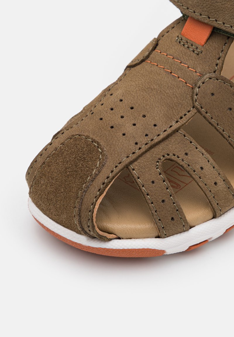 Kinder Riemchensandalen | Friboo LEATHER Riemensandalette khaki - DL86625 Kinder Riemchensandalen | Friboo LEATHER Riemensandalette khaki - DL86625