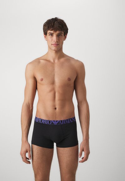 Emporio Armani PARIGAMBA 3 PACK - Boxer alsónadrág - black