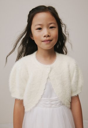 Next, REGULAR FIT - SHORT SLEEVE - Cardigan - ecru