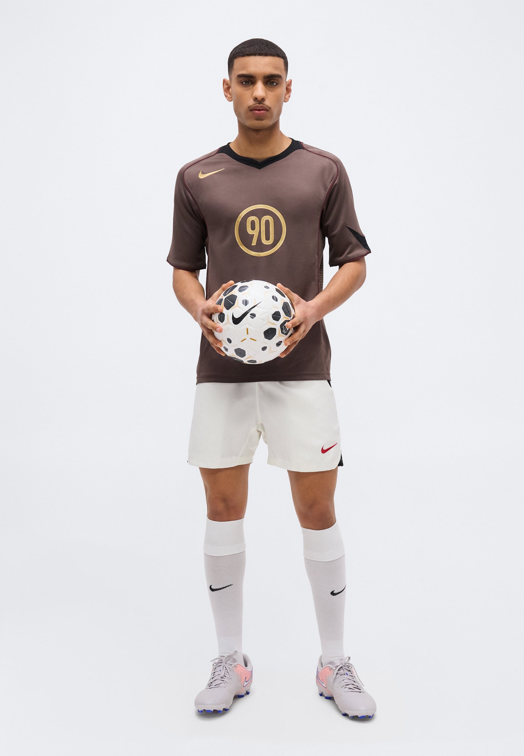 Nike Performance TOTAL 90 - Sports T-shirt - ironstone/black