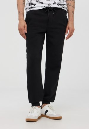 Terranova, PESANTI CON COULISSE E POLSINI - Pantaloni sportivi - nero