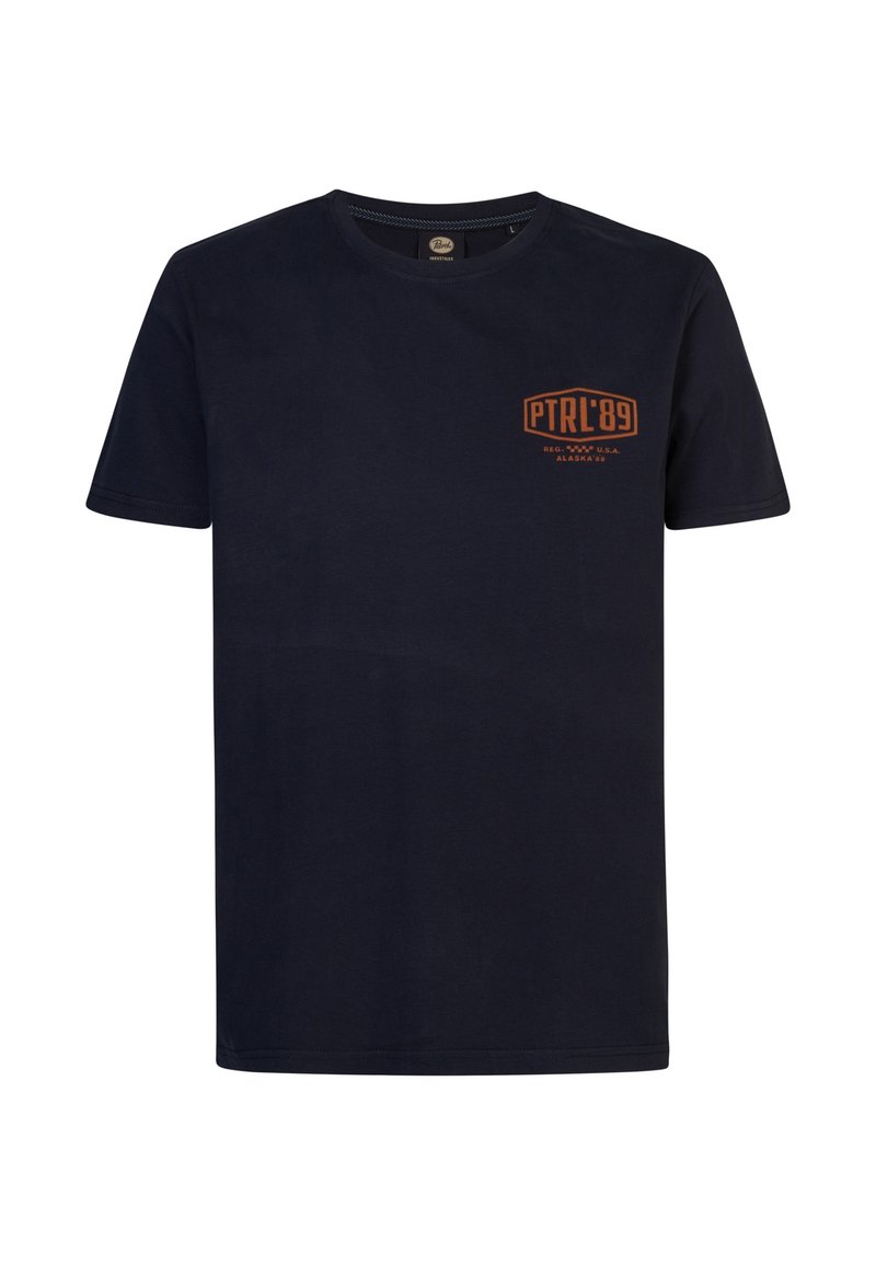 Petrol Industries T-shirt print blauw
