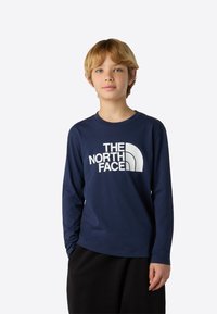 The North Face TEEN EASY TEE UNISEX - Μπλούζα με μακριά μανίκια - summit navy