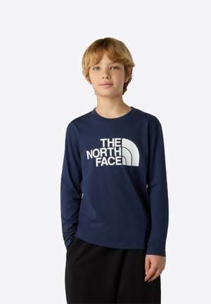 The North Face TEEN EASY TEE UNISEX - Majica z dolgimi rokavi - summit navy