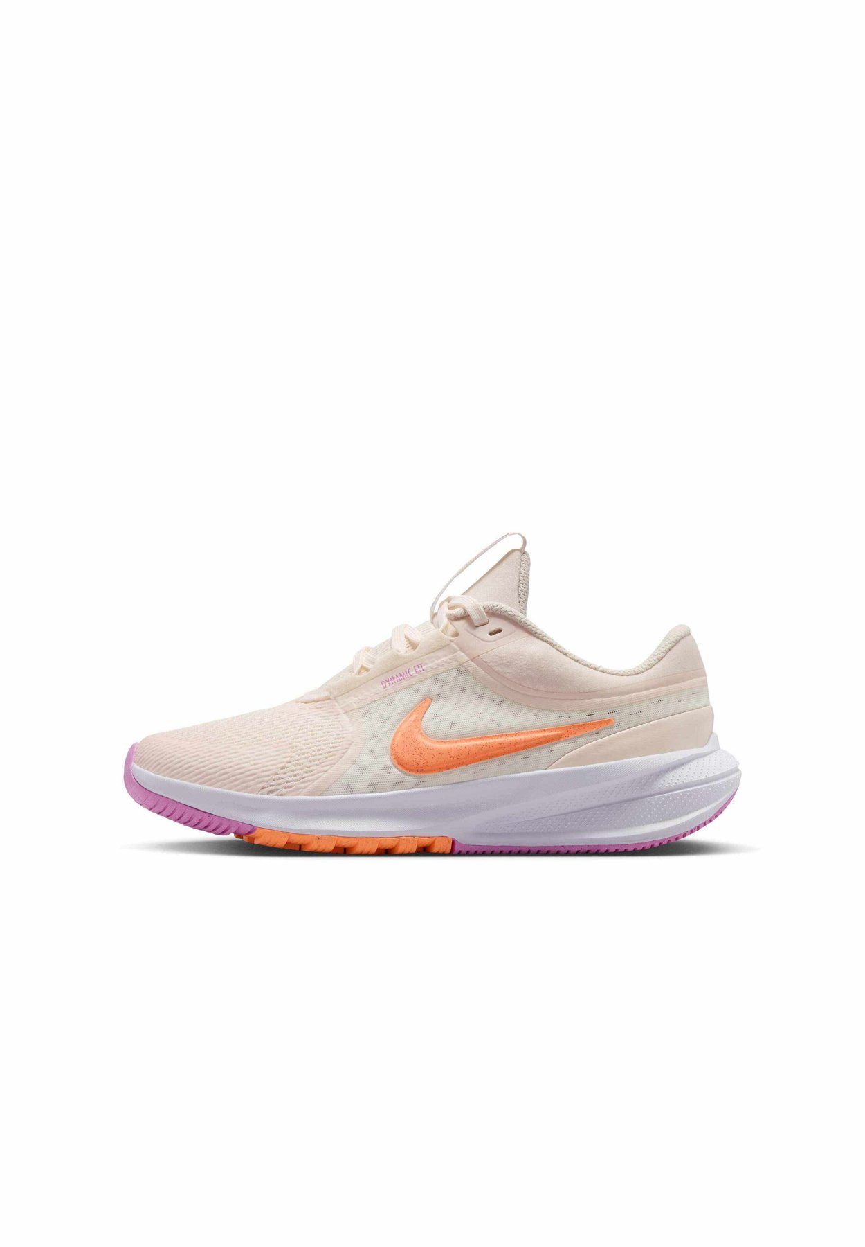 Nike STAR RUNNER 5 GS UNISEX - Zapatillas running asfalto - chalk sail light magenta orange pulse