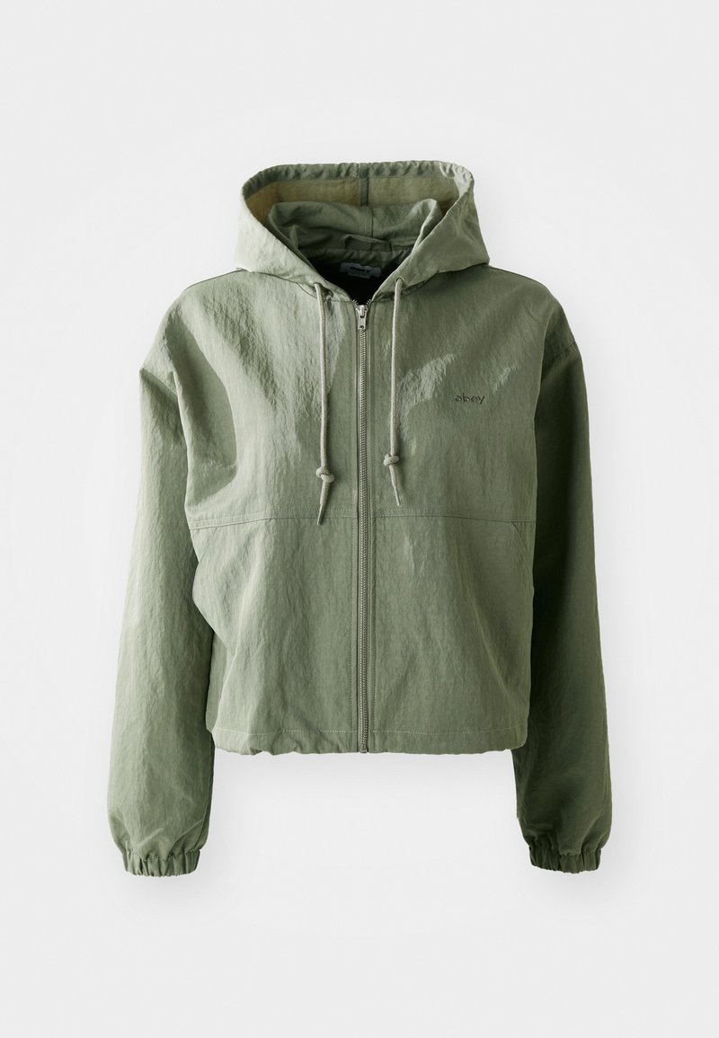 12480 Language Obey Clothing LULA HOOD JACKET - Lichte jas - sage/groen - Zalando.nl