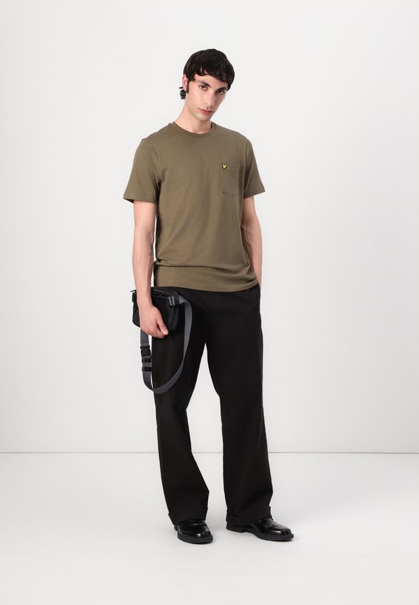 POCKET - Basic T-shirt - cement2