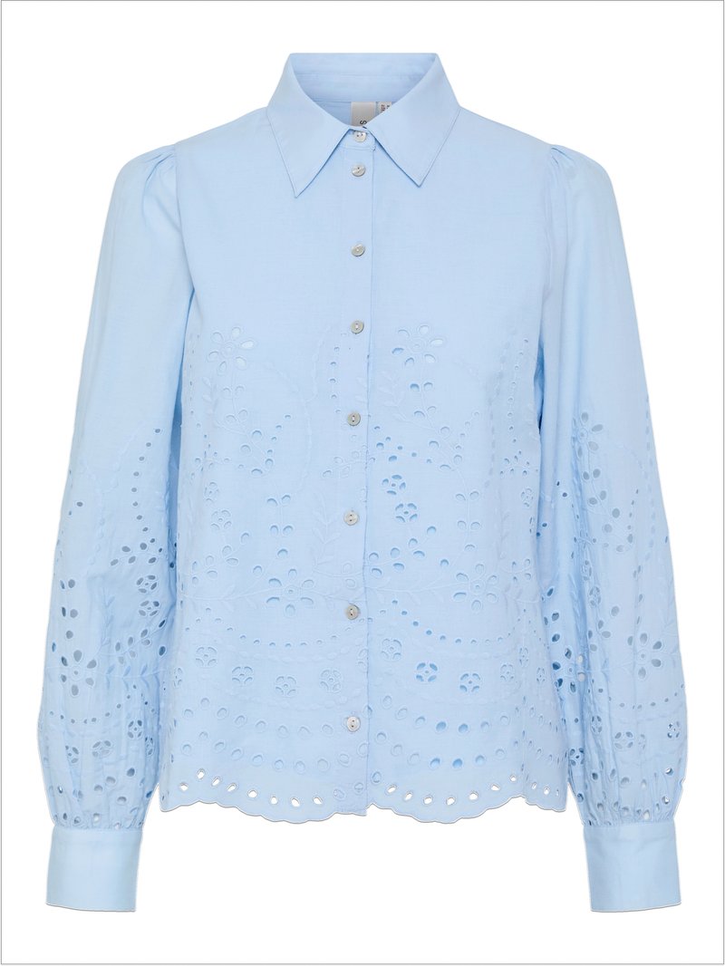 YAS Blouse lichtblauw YAS Blouse lichtblauw