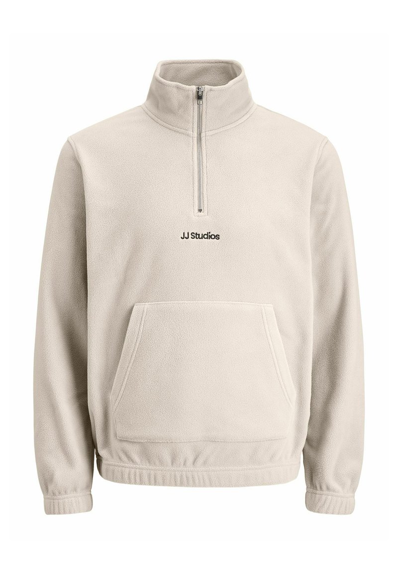 Essentials Polar fleece herenjack met lange mouwen, rood buffelruit, L