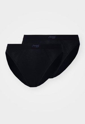 Svarte bomullsboxere i en pakke med to. Har en glatt tekstur, elastisk midjebånd og minimalistisk design med subtil merkevare.