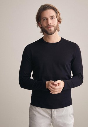 ROUND NECK - Strickpullover - blu navy