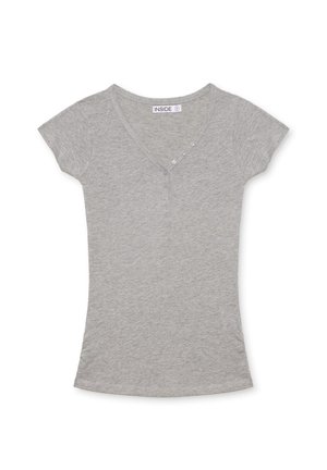 INSIDE CUELLO PICO - Top - gris