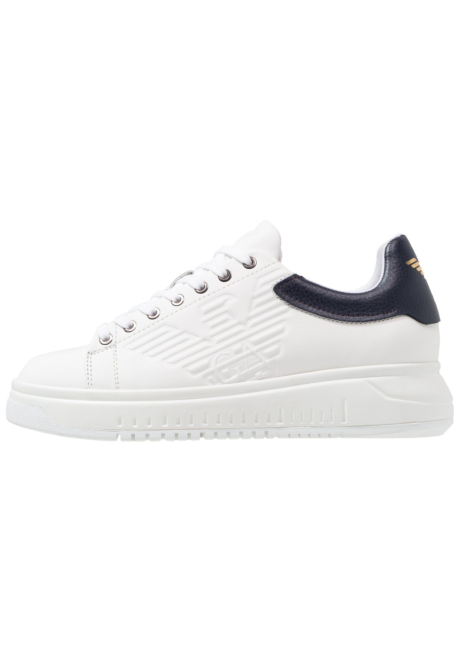 hoofdstad bevestigen schandaal Emporio Armani Sneakers laag - optical white/navy/wit - Zalando.nl