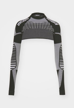 MISBHV SPORT SHRUG LONGSLEEVE - T-shirt à manches longues - black/white