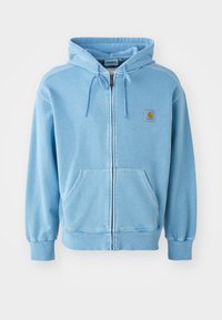 HOODED NELSON JACKET - Sudadera con cremallera - clay blue