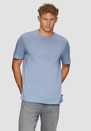 MIT LOGO - T-shirt basic - blassblau