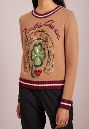 TWINSET, Pullover - camel