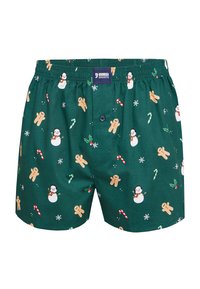 Niet geselecteerd, snowman  gingerbread green