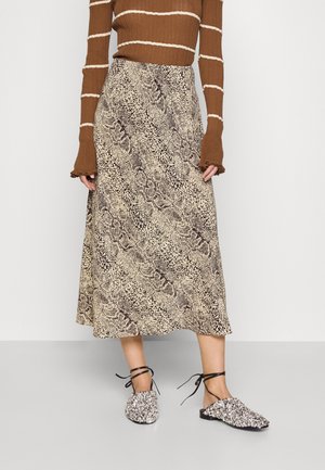 BOSHA - Maxi skirt - dark brown