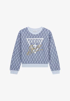 Guess JUNIOR ACTIVE - Športni pulover - hellblau