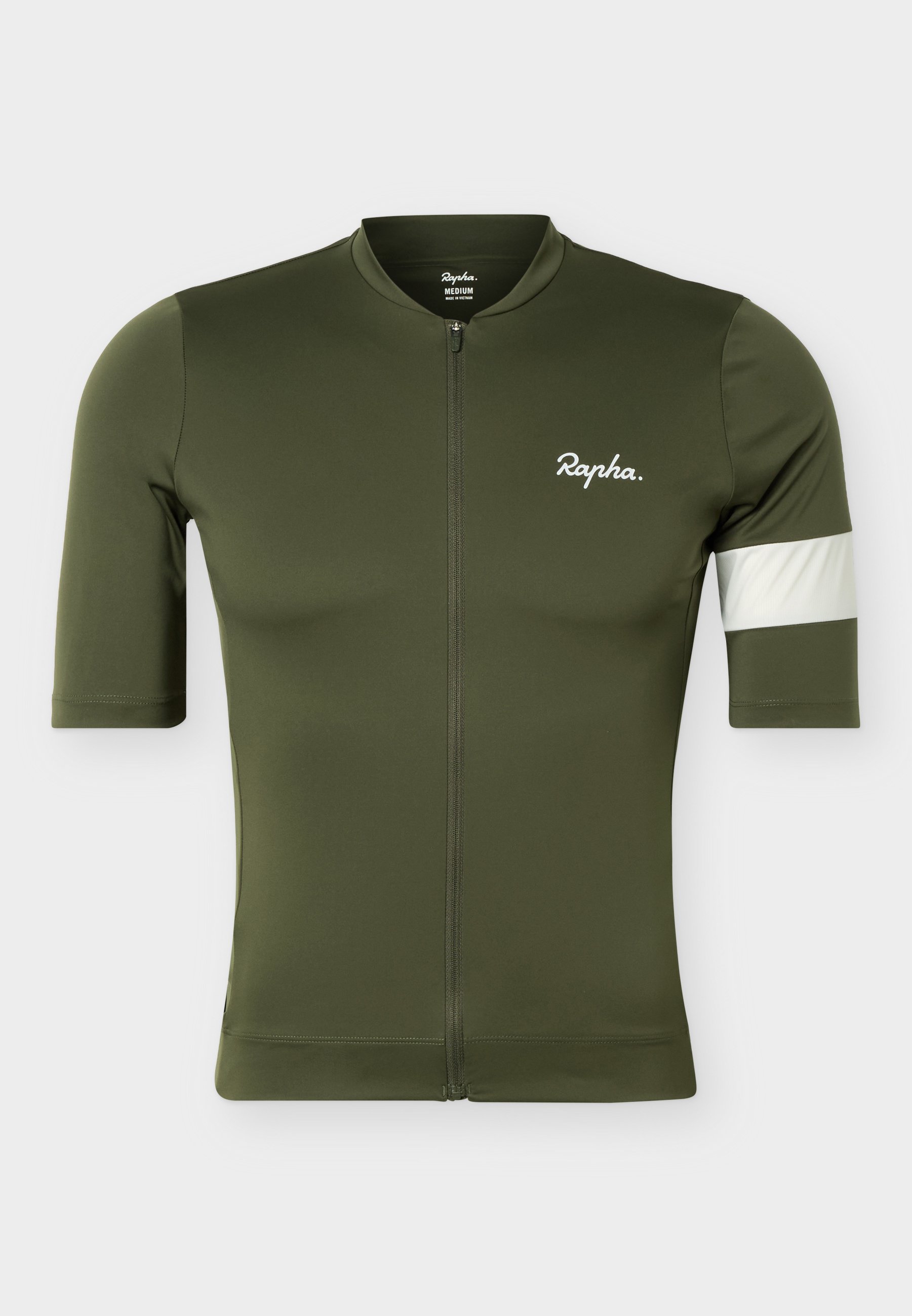 Rapha MEN'S CORE - Cycling Jersey - dark green/white/dark green
