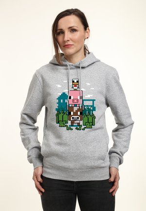 MINECRAFT ANIMAL STACK - Bluza z kapturem