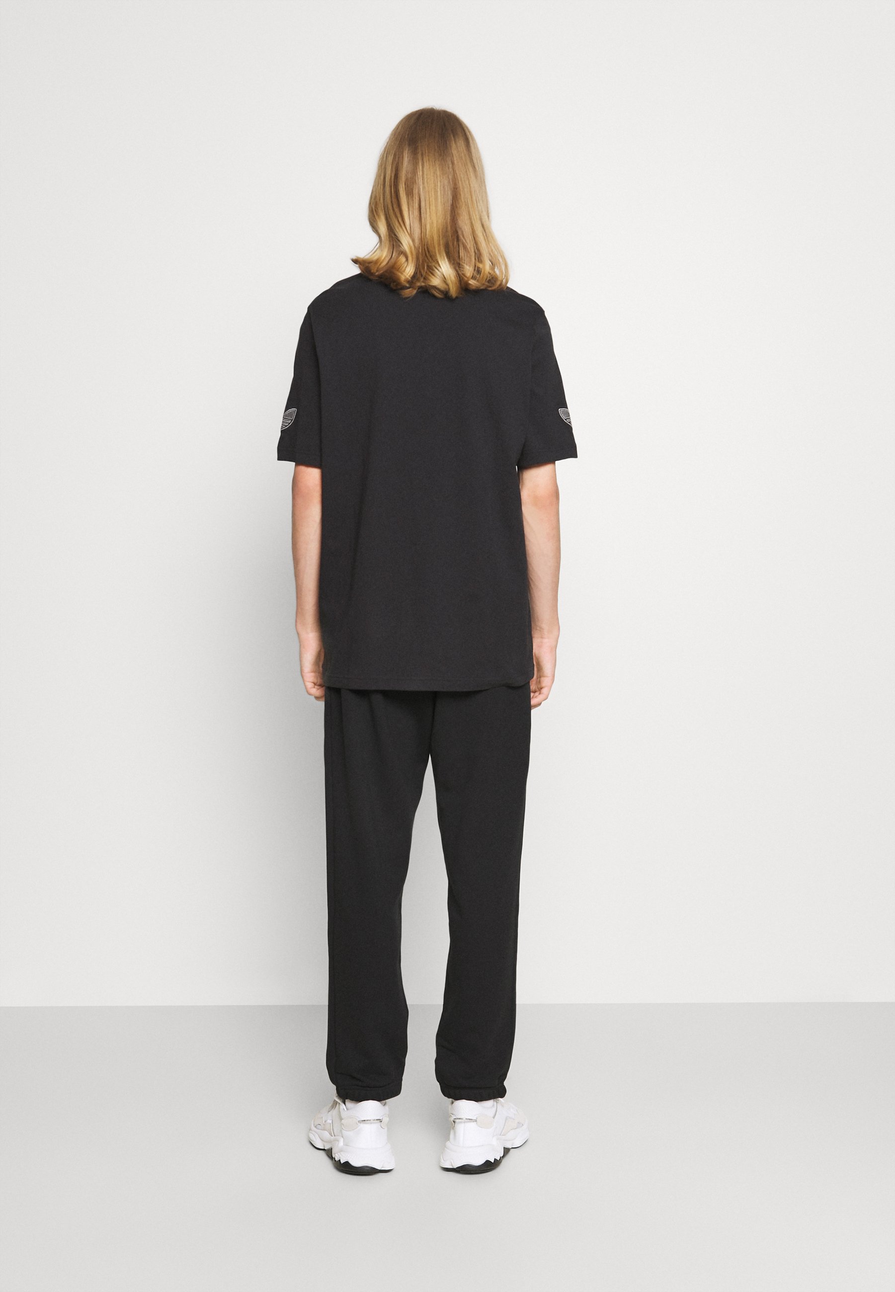 mens black adidas originals tracksuit